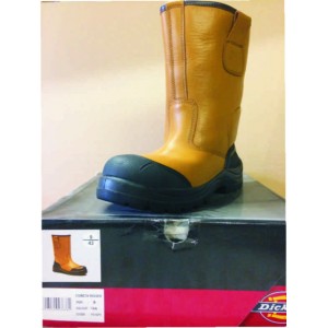 ***CLEARANCE**** DICKIES COWETA RIGGER BOOTS - FD9211 - TAN  - Size 9 *** 1 PAIR ONLY *** (Pack 0819007)