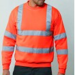 ***CLEARANCE - HV073 - Orange Hi-Viz Sweater - 2XL - 1 ONLY AVAILABLE***