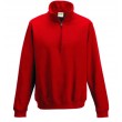 ***CLEARANCE - JH046 - Fire Red 1/4 Zip Sweat - XL - 2 ONLY AVAILABLE***