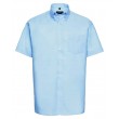 ***CLEARANCE - J933M - Oxford Blue Short Sleeved Shirt - 15.5" neck, 38-40" Chest - 1 ONLY AVAILABLE***