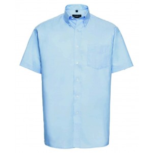 ***CLEARANCE - J933M - Oxford Blue Short Sleeved Shirt - 15.5" neck, 38-40" Chest - 1 ONLY AVAILABLE***