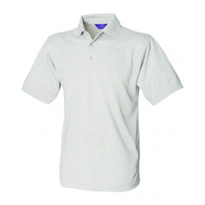 ***CLEARANCE - HB400 - Heather Grey Polo - LARGE - 3 ONLY AVAILABLE***