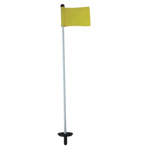 F/G Putting Green Pin  - Plain Flag With Plastic Lifter 