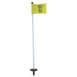 F/G Putting Green Pin  - 2 ply Digitally Printed Logoed Flag With Plastic Lifter (6 Min)