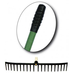 Plastic Rake Head With 60" Fibreglass Handle