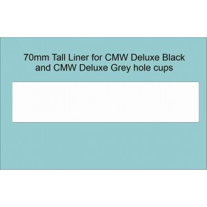 Replacement White Liner For Deluxe Black & Deluxe Grey Aluminium Holecup - Pack Of 9 (also compatible with some other brands - contact us for details)