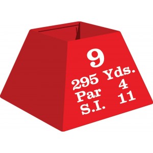 Metal Tee Box Large 16" X 11" X 11" Hole Info