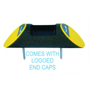 Recycled Plastic Log Shape Broken Tee Caddy - Logoed ends