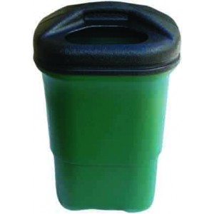 Plastic Litter Bin with post bracket