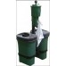 Plastic Litter Bin with post bracket