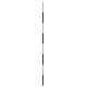 Aluminium Fairway Marker - Black/White - Total Length 11.5ft