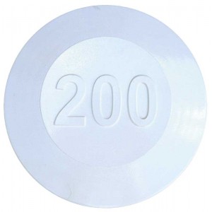 Aluminium Fairway Yardage Marker - White - 200 Yards