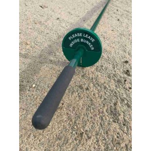 ProSmooth Round Rake Rest - Please leave inside bunker text