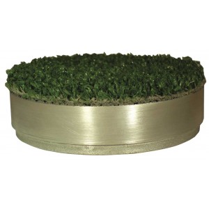 Std Size Aluminium Hole Cup Cover C/W Artificial Grass