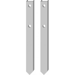 Fabricated Channel Stake - 39" for 16X12 18X12 24X12 Sign (pair)