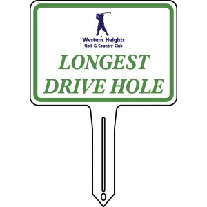 Nearest The Pin / Longest Drive - 7x5 Cust. Logo Sign