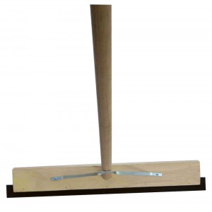 Rubber Squeegee With Wooden Handle